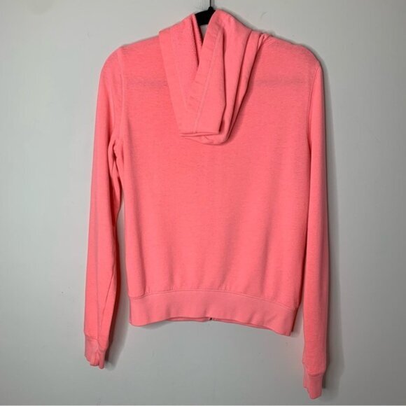 Pink Victoria's Secret Sweater Hoodie Zip up Sweatshirt Pink y2k early 2000 S - Picture 14 of 14